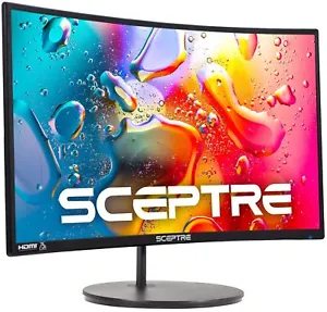 Sceptre Curved 24-inch Gaming Monitor 1080p R1500 98% sRGB HDMI x2 VGA Build-... - Picture 1 of 8