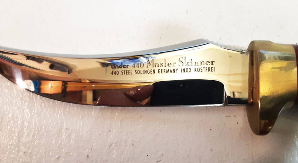 NUEVO LINDER STOCK ANTIGUO 208013 - 440 STEEL MASTER SKINNER SOLINGEN ALEMANIA Foto 1 de 4