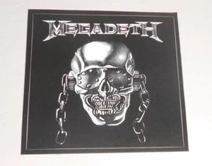 Megadeth Aufkleber Promo (quadratisch) 4x4 Das Arsenal SELTEN - Bild 1 von 2