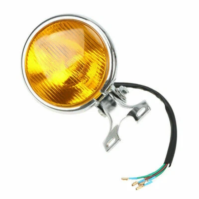 Faro halógeno retro LED 12V para motocicleta apto para Harley Café Racer B7D5 Foto 1 de 4