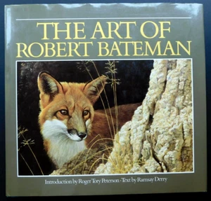 *SIGNED* Hardcover ART of ROBERT BATEMAN Paintings Sketches Animals Birds 178 pp - Picture 1 of 16