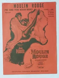 26597 SPARTITO MUSICALE 11/ Moulin rouge Valzer Zsa Zsa Gabor - Canzoni Moderne - Foto 1 di 3