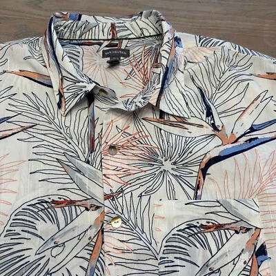Camisa hawaiana Van Heusen Bird Of Paradise para hombre XXL abotonada manga corta Foto 1 de 4