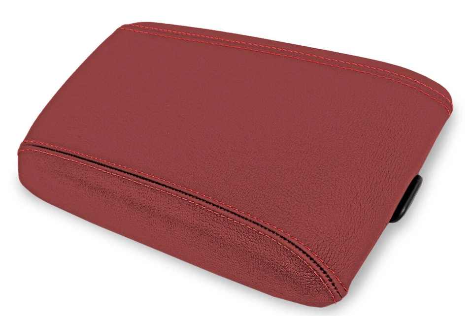 Se adapta a Pontiac GTO 2004-2006 PVC cuero consola tapa reposabrazos cubierta roja Foto 1 de 4