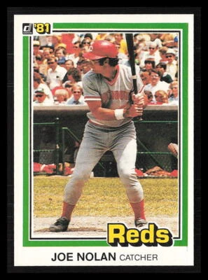 Joe Nolan 1981 Donruss #302  Cincinnati Reds - Image 1 of 2