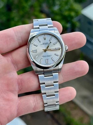 Rolex Oyster Perpetual 2021 41 mm 124300 esfera plateada con tarjeta de garantía Rolex Foto 1 de 4