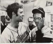 1969 Press Photo Baltimore Orioles Jim Palmer and Paul Blair AL Champs