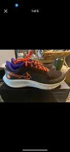 Size 12 - Nike Air Zoom Pegasus 38 Shield Black Total Orange 2021 - Picture 1 of 5