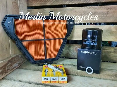 Kit de servicio Triumph Tiger 1050 2007-2011 filtros originales tapones - día siguiente Foto 1 de 4