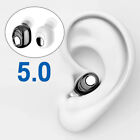 Bluetooth 5.0 Headset Wireless Earphone Mini Earbud Stereo In-Ear Headphone Mic