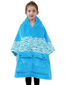 NOUKOW Wearable Blanket Hoodie Oversized Sherpa Blanket Sweatshirt Flannel Sw... - Picture 1 of 6