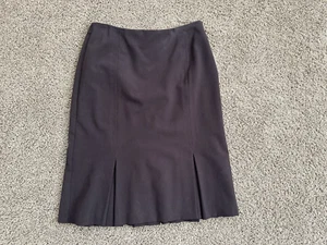 HILLARD AND HANSON Women's SKIRT size 4 brown lined vintage - Picture 1 of 3
