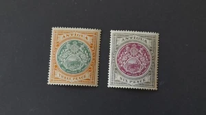 Antigua stamps 1908+ SG47 & SG48 MM - Picture 1 of 3