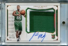 2015-16 National Treasures Jordan Mickey Colossal RC Patch Auto SSP #'d 8/25 Wow