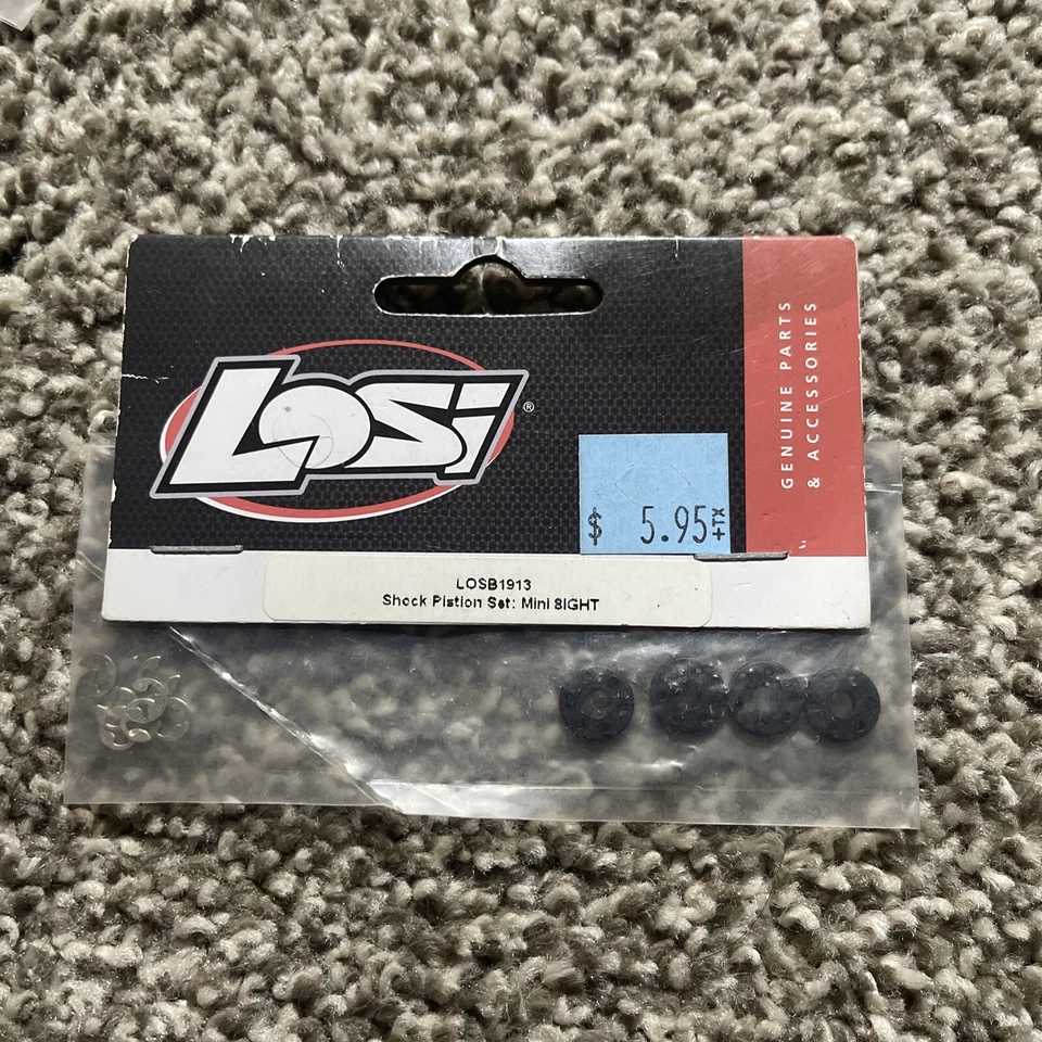 Losi Part #LOSB1913: Shock Piston Set: Mini 8ight; NISP - Image 1 of 1