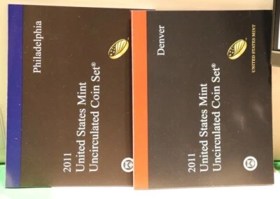 2011 US Mint Set "P" and "D" sets 28 coins - Image 1 of 2