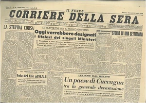 Abendkurier 11. Juli 1946 Zeitungen der Republik - Bild 1 von 1