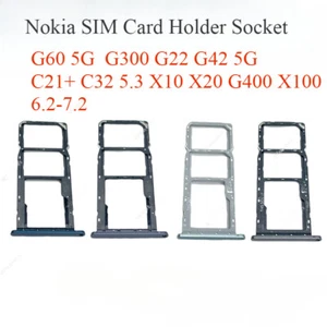 1 pz slot vassoio scheda SIM per Nokia C21 C21+ C31 C22 C32 G60 G300 G42 5,3 X10 G400 - Foto 1 di 13