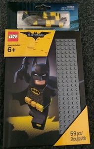 NEW LEGO Batman Movie Notebook Journal with building brick on the cover - Picture 1 of 2