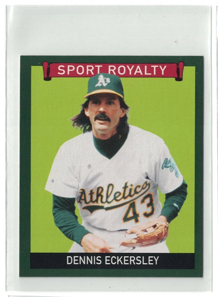 2009 Upper Deck Goudey Mini Green Dennis Eckersley Oakland Athletics #235 - Image 1 of 2