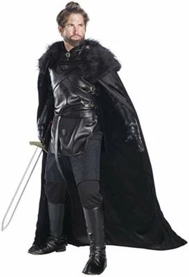 Charades Dragon Knight Jon Snow Game of Thones Adult Halloween Costume CH03604 - Image 1 of 3