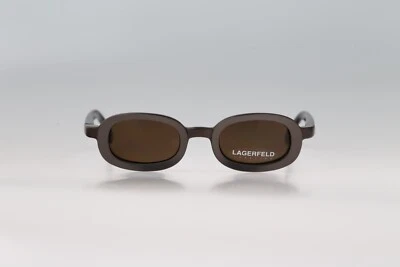 Lagerfeld 4149 45, винтажный 90-х серый и бронзовый прямоугольник солнцезащитные очки женщин, новый из старых запасов - Изображение 1 из 4