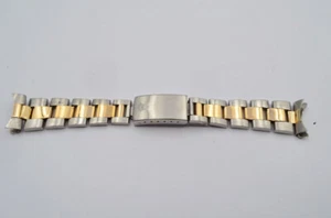 ROLEX DAMEN STAHL/GOLD ARMBAND BRACELET 19MM OYSTER ARMBAND 78353 VINTAGE RAR - Bild 1 von 2