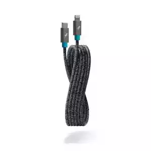 Nimble 3.3' PowerKnit Apple LTG to USB-C Cable - Gray (MFi-Certified) - Picture 1 of 3