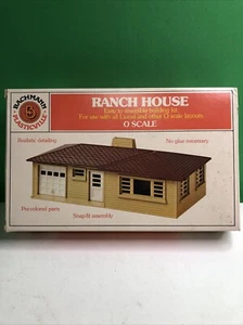 Bachmann Plasticville  O Scale #1934 Ranch House Snap Fit Kit Train Lionel - Picture 1 of 14