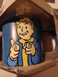 Fallout Coffee Mug Cup Vault Boy Just Funky 16 Ounce - Picture 1 of 7