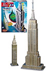 468 Piece 3D Empire State Building Puzzle -Bonus 101 Piece Met Life Tower Puzzle