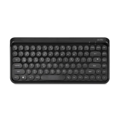 Actto Retro Mini Wireless Keyboard Korean/English Layout Black / KBD-50 - Image 1 of 4