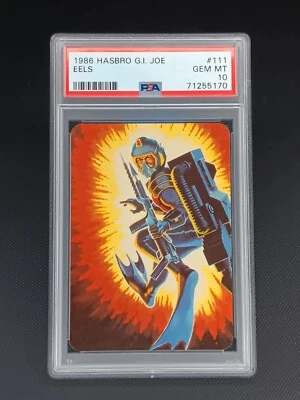 1986 Hasbro G.I. GI JOE #111 COBRA Frogman EELS - PSA 10 GEM MINT Low Pop - Image 1 of 2