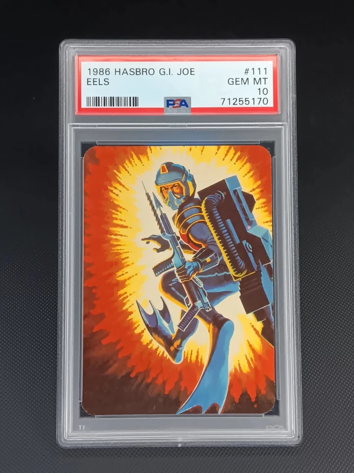 1986 Hasbro G.I. GI JOE #111 COBRA Frogman EELS - PSA 10 GEM MINT Low Pop - Image 1 of 2