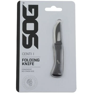 SOG Centi I Slipjoint Folding Knife 2" Closed Black Stainless - Image 1 of 3
