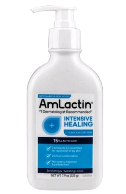 Loción corporal curativa intensiva AmLactin 15 % ácido láctico hidratante 7,9 oz Foto 1 de 4