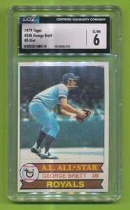 1979 Topps - George Brett (#330)  Kansas City Royals  CGC 6 - Picture 1 of 2