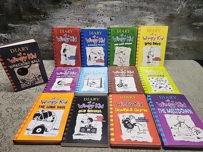 13 Diary Of A Wimpy Kid Books 1-11, 13, 14 Mixed Lot - Image 1 of 4