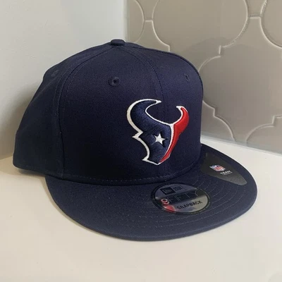 Houston Texans New Era 9FIFTY Azul Marino Ajustable Snapback Gorra Gorra OSFM Foto 1 de 4