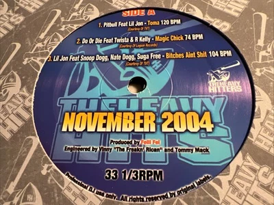 The Heavy Hits Nov. 2004 - Various- 12” Vinyl - Pitbull, Lil Jon, Do or Die, T.I Foto 1 de 4