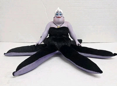 Muñeco de peluche de vinilo 11" Disney Store Little Mermaid Ursula Sea Witch Foto 1 de 2
