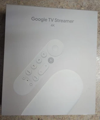 Google TV Streamer 4K 32GB w/ Voice Remote, Porcelain- GA05662-US - NEW, SEALED - Image 1 of 3