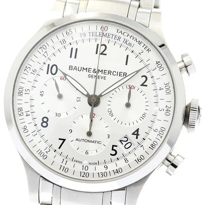 Baume & Mercier Cape Land 65716 cronógrafo mostrador prata automático masculino_889091 - Imagem 1 de 4