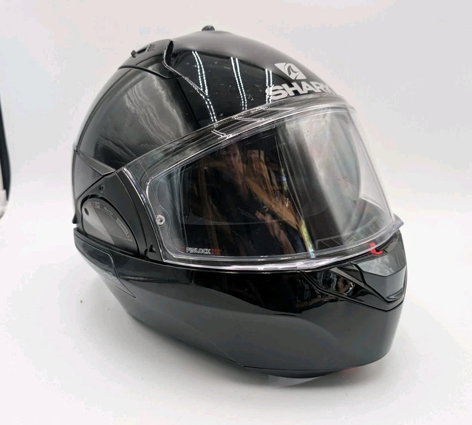 Casco de motocicleta modular Box Shark EVO-One 2 negro L - 60 KS Foto 1 de 4