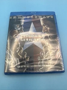 Marvel's Captain America: Civil War (Blu-ray, 2016) NEW - Foto 1 di 5