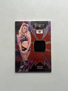2024 Panini Select WWE Sparks Material Memorabilia Red Alexa Bliss /99 - Picture 1 of 10