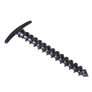 4 PIEZAS Pasadores de estacas para clavos de tierra para tienda de campaña al aire libre Anclaje de tornillo de alta resistencia - Imagen 1 de 11