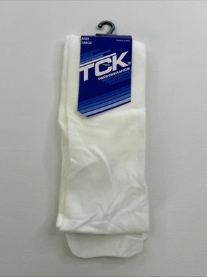 Спортивные носки TCK Performance белые размер большой 9-12 1 пара 100% нейлон трубка США - Изображение 1 из 4