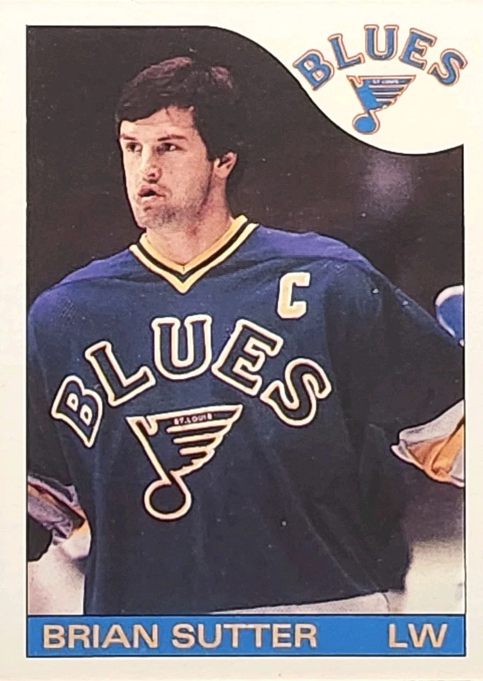 1985-86 O-Pee-Chee  Hockey #135 - Brian Sutter - St. Louis  Blues 🏒 🥅 - Image 1 of 2