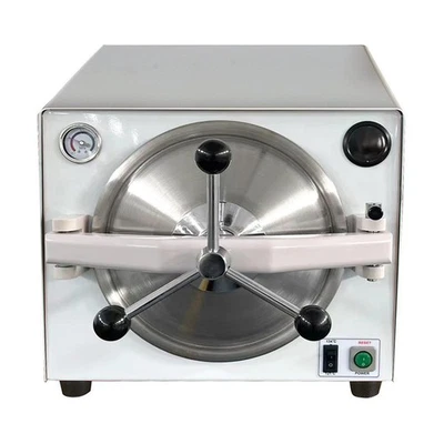 Esterilizador autoclave dental de vapor al vacío de 18 L con pantalla de manómetro Foto 1 de 4
